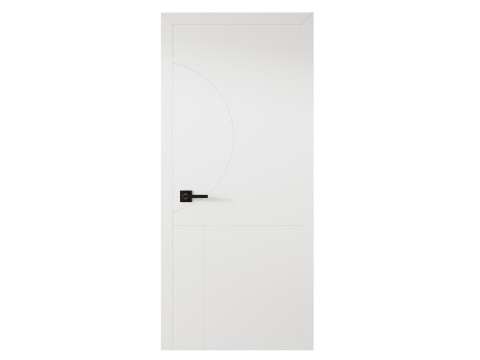 Modern Flush Interior Door 16 Modello 3D