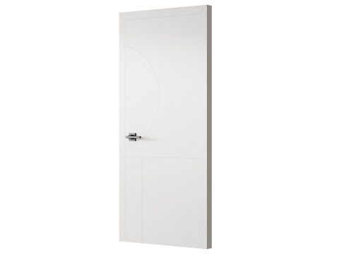Modern Flush Interior Door 16 Modello 3D
