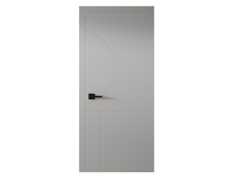 Modern Flush Interior Door 16 Modello 3D
