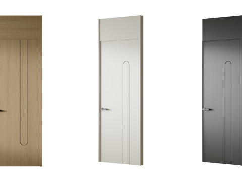 Modern Interior Door 19 3D Model