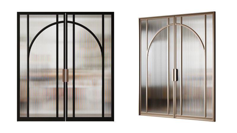 Partition Door 3D Model .c4d .max .obj .3ds .fbx .stl .blend 