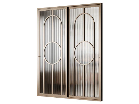 Partition Door 55 3D Model