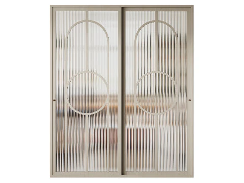 Partition Door 55 3D Model