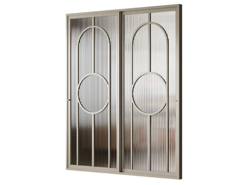 Partition Door 55 3D Model