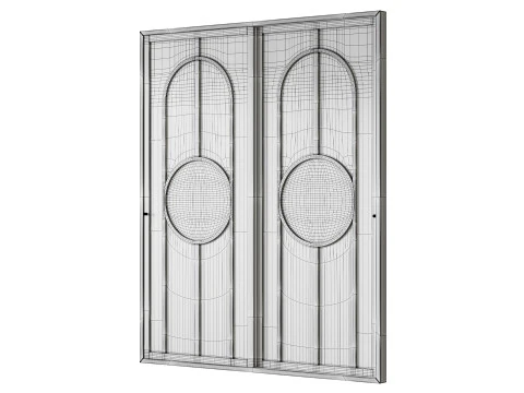 Partition Door 55 3D Model