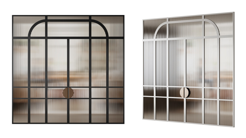 Partition Door 56 3D Model .c4d .max .obj .3ds .fbx .stl .blend 