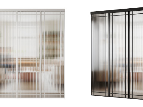 Partition Door 58 3D Model