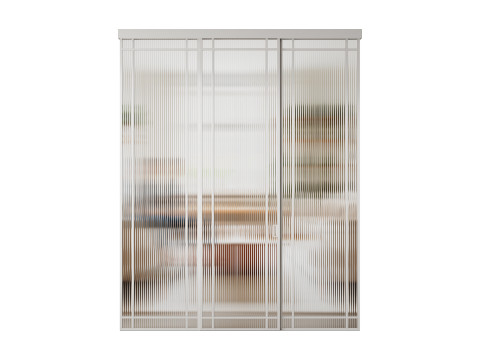 Partition Door 58 3D Modell