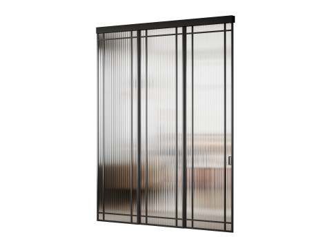 Partition Door 58 3D Modell