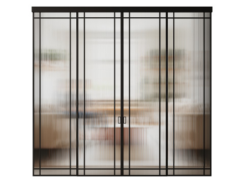 Partition Door 58 3D Modell