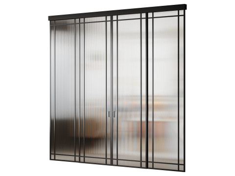 Partition Door 58 3D Modell
