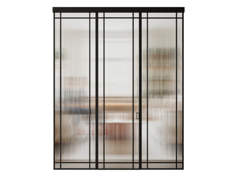 Partition Door 58 3D Modell