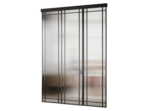 Partition Door 58 3D Modell