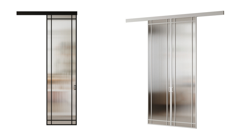 Partition Door Minoli Split 57 3D Model .c4d .max .obj .3ds .fbx .stl .blend 