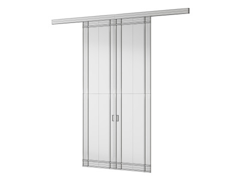Partition Door Minoli Split 57 3D Model