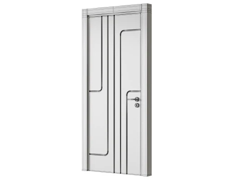 Soft Boz Vizon Interior Door 21 3D Model