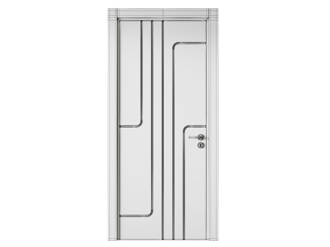 Soft Boz Vizon Interior Door 21 Model 3D