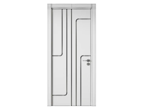 Soft Boz Vizon Interior Door 21 3D Model
