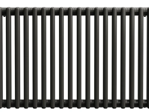 Radiatore orizzontale a 3 colonne Modello 3D