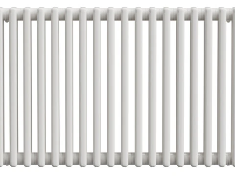 Radiatore orizzontale a 3 colonne Modello 3D