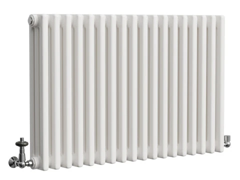 Radiatore orizzontale a 3 colonne Modello 3D