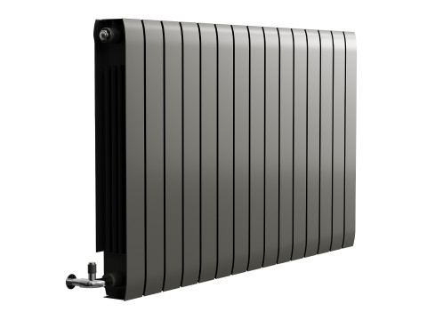 Apollo Modena Modern Horizontal Radiator Aluminium 3D Модель