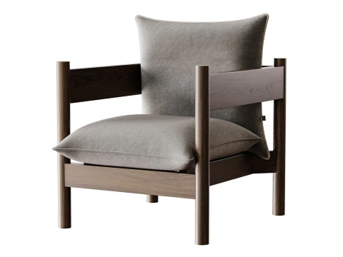 Arbour Club Armchair 3D Model