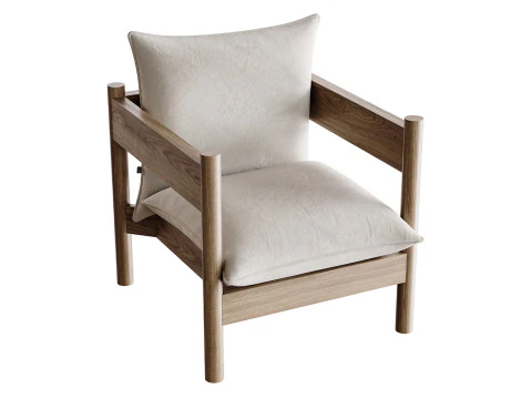 Arbour Club Armchair 3D Model