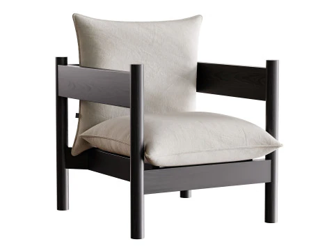 Arbour Club Armchair 3D Model