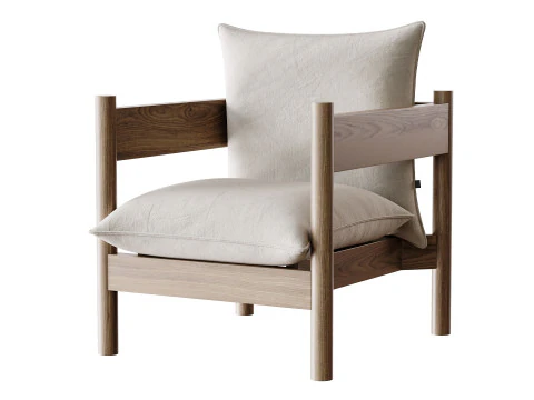 Arbour Club Armchair 3D Model