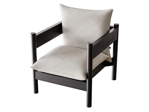 Arbour Club Armchair 3D Model
