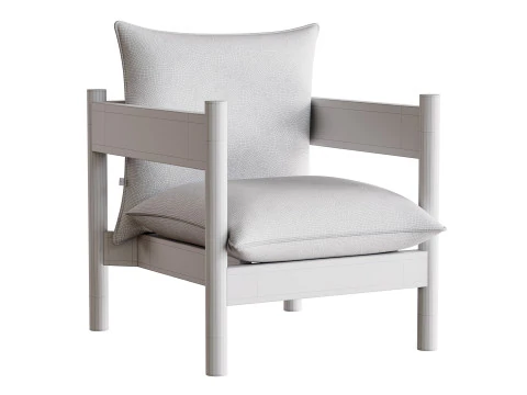 Arbour Club Armchair 3D Model