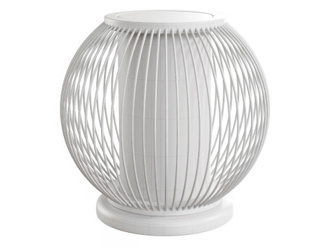 Candeeiro de mesa de bambu Modelo 3D