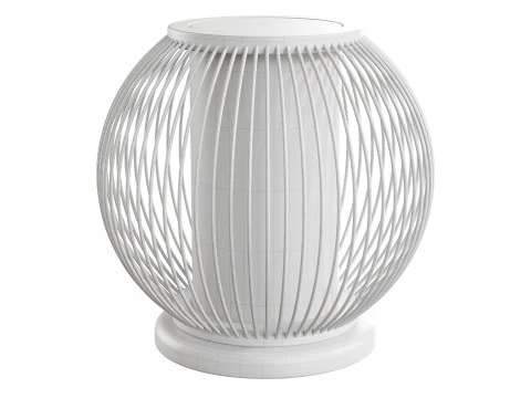 竹製デスクランプ 3Dモデル