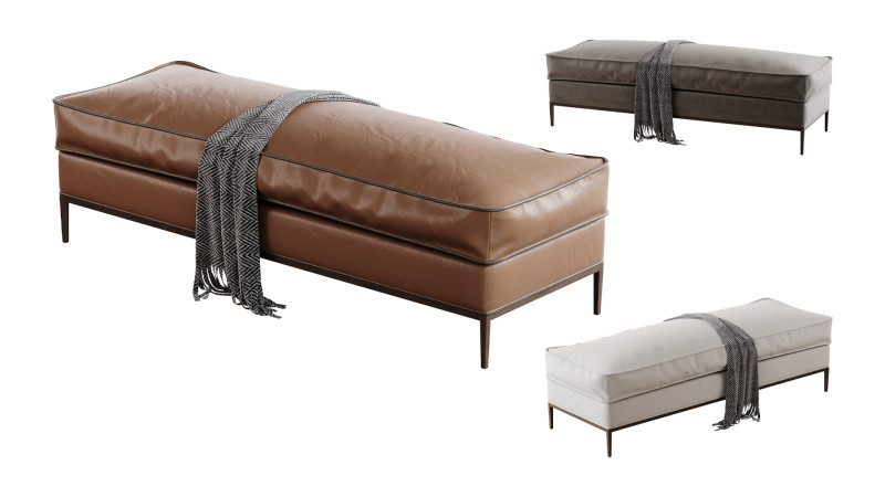Banquette Fine 3D 모델 .c4d .max .obj .3ds .fbx .stl .blend