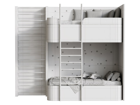 Bunk bed for kids 3 Modèle 3D