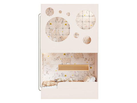Bunk bed for kids 4 Modèle 3D