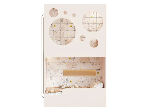 Letto a castello per bambini 4 Modello 3D