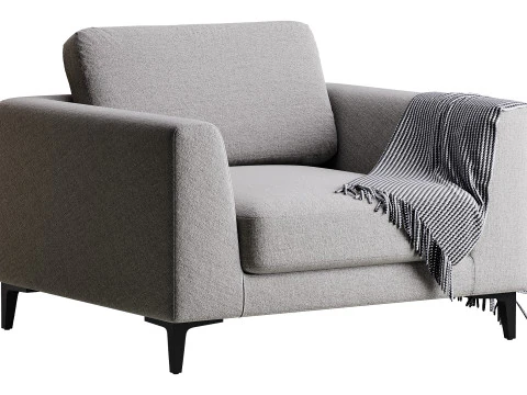 라스 안락의자 3D 모델