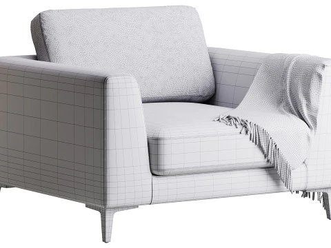 라스 안락의자 3D 모델