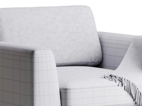 라스 안락의자 3D 모델