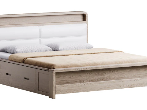 Letto LITFAD Marco de cama Modello 3D