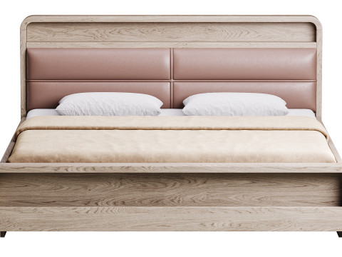 LITFAD Marco de cama bed Modelo 3D