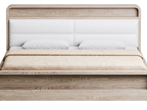 LITFAD Marco de cama bed Modelo 3D