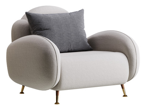 MILLER armchair Modelo 3D