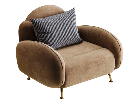 MILLER armchair Modelo 3D