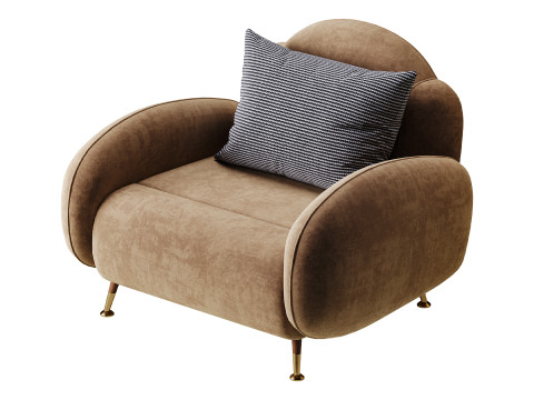 MILLER armchair Modelo 3D