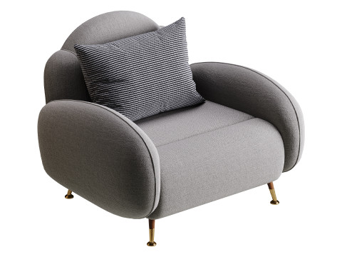 MILLER armchair Modelo 3D