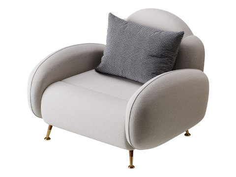 MILLER armchair Modelo 3D
