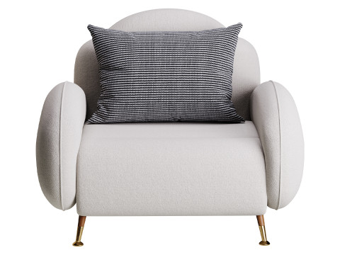MILLER armchair Modelo 3D